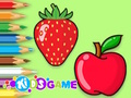 Laro Pangkulay na Aklat: Apple At Strawberry  online