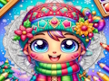 Laro Christmas Mandala Coloring Book online
