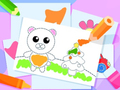 Laro Pagguhit ng Toddler: cute na baboy online