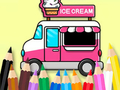 Laro Pangkulay na Aklat: Ice Cream Car  online