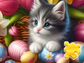 Laro Jigsaw Puzzle: Easter Cat online