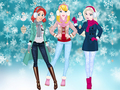 Laro Mga Princesses Winter Spree  online