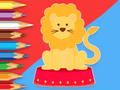 Laro Pangkulay na Aklat: Circus-Lion  online