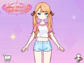 Laro Bihisan ng anime ang damit na manika online