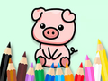 Laro Pangkulay na Aklat: Cute Pig 2  online