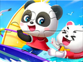 Laro Jigsaw Puzzle: Baby Panda Sailing online