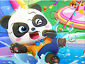 Laro Jigsaw Puzzle: Baby Panda Water Park online