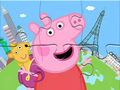 Laro Jigsaw Puzzle: Paglalakbay ni Peppa sa Paikot  online