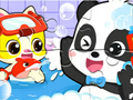 Laro Jigsaw Puzzle: Oras ng Baby Panda Shower online