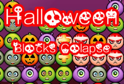 Laro Pagbagsak ng Halloween Block  online