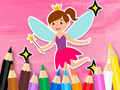 Laro Pangkulay na Aklat: Little Pretty Fairy  online