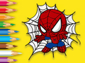 Laro Pangkulay na Aklat: Baby Spiderman  online