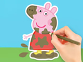 Laro Pangkulay na Aklat: Peppa Sa Putik  online