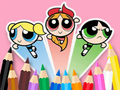 Laro Pangkulay na Aklat: The Powerpuff Girls  online