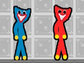 Laro Pula at Asul na Stick Huggy  online