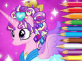 Laro Pangkulay na Aklat: Pony Princess  online
