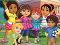 Laro Jigsaw Puzzle: Dora papunta sa lungsod online