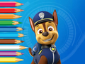 Laro Pangkulay na Aklat: Paw Patrol Chase  online