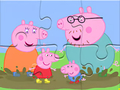 Laro Jigsaw Puzzle: Peppa Pig Muddy Puddles online