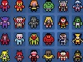 Laro Mga larawan sa pamamagitan ng mga numero ng superhero online