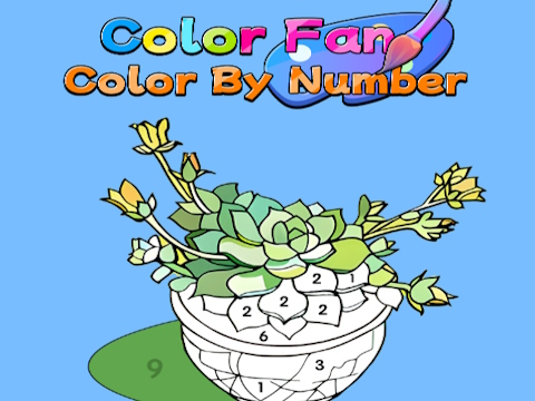 Laro Color Fan: Kulay Ayon sa Numero  online