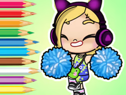 Laro Pangkulay na Aklat: Avatar World Cheerleader  online