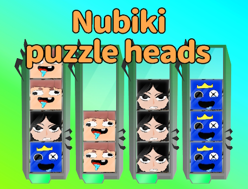 Laro Nubiki Puzzle Heads online
