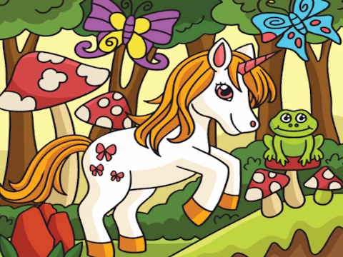 Laro Unicorn hanapin ang mga pagkakaiba online