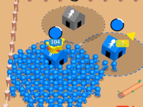 Laro Giant Crowd IO: Capture sa bahay online