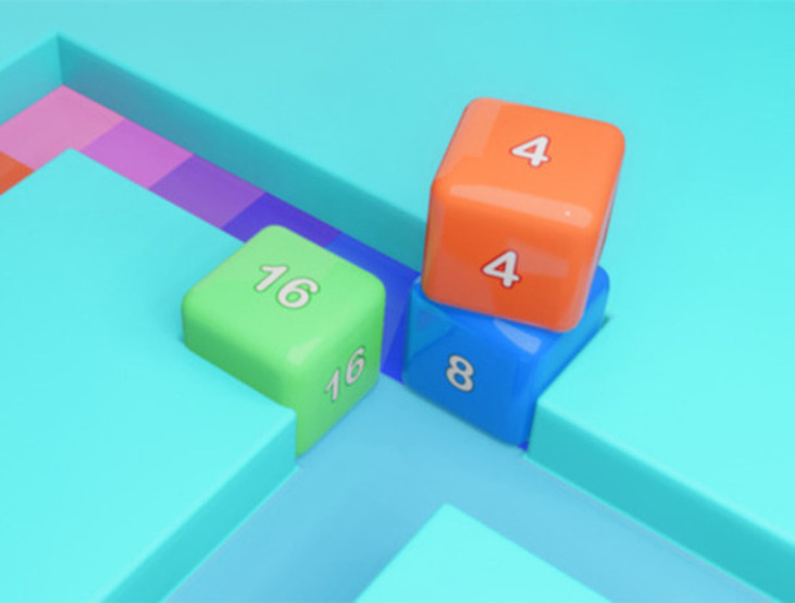 Laro Maze Cube 2048 online