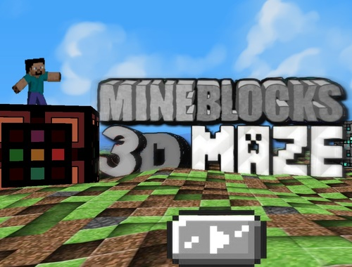 Laro MINEBLOCKS 3D maze online