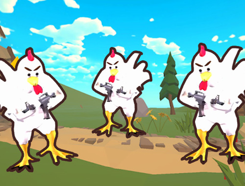 Laro Tagabaril ng manok io  online