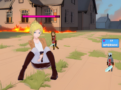 Laro Pag-atake Sa Waifu Clicker  online