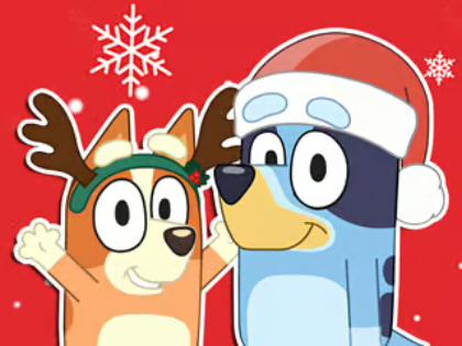 Laro Jigsaw Puzzle: Bluey Christmas Gift online