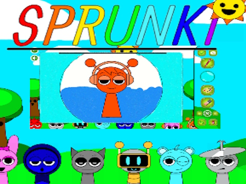 Laro Sprunki Coloring Books online