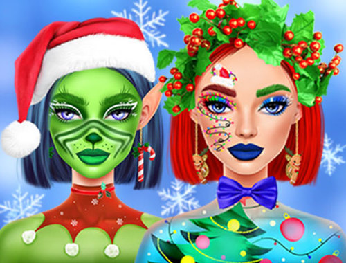 Laro Ellie Christmas makeup online