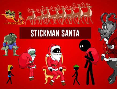 Laro Stickman Santa online