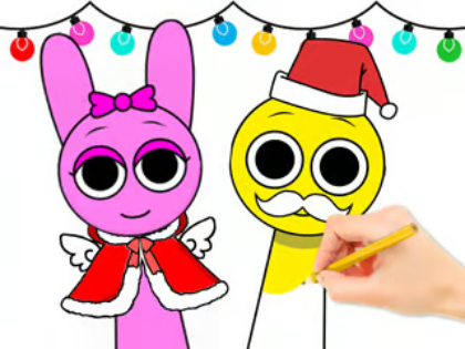 Laro Pangkulay na Aklat: Sprunki Christmas  online