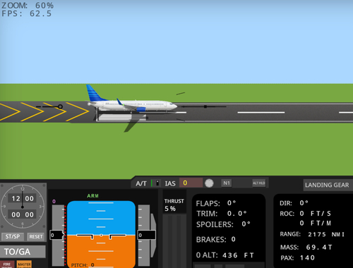 Laro Flight Simulator 737-800 online