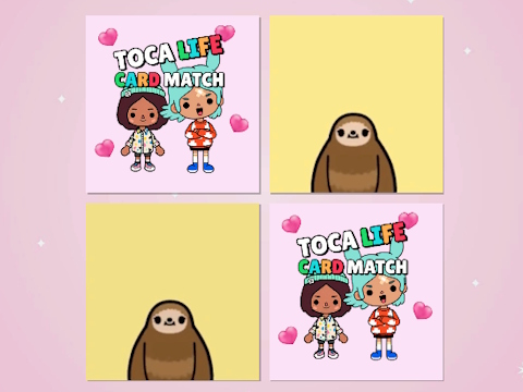 Laro TOCA Life Memory Card Match online