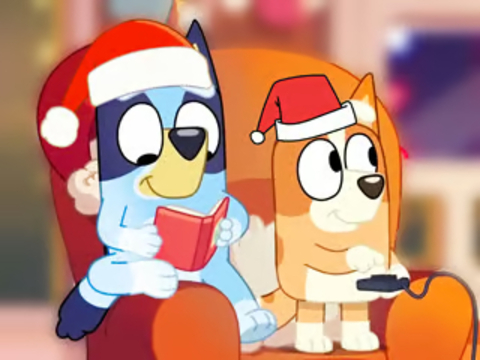 Laro Jigsaw Puzzle: Bluey Christmas Party online