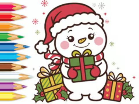 Laro Pangkulay na Aklat: Paghahatid ng Sorpresa sa Pasko  online