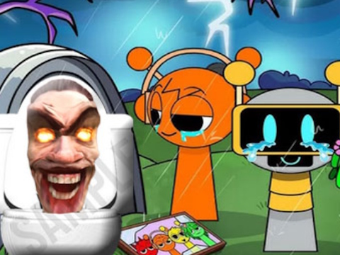 Laro Sprunki Castle Panic SkiBidi Toilet online