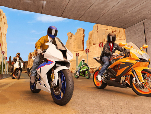Laro Real Motorbike Simulator Race 3D online