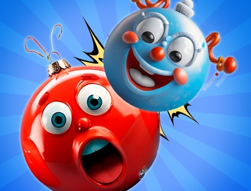 Laro Pagsamahin ang Mga Laruan ng Bagong Taon ng Balls sa 3D!  online
