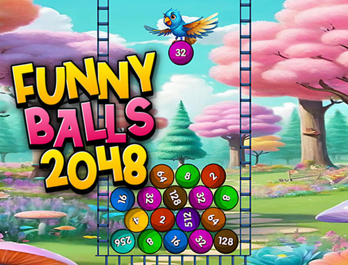 Laro Nakakatawang Mga Bola 2048  online