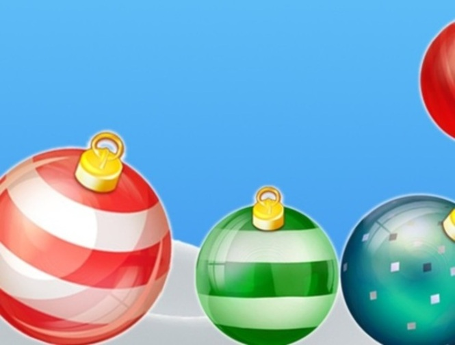 Laro Pinagsama-sama ng Mga Puzzle Ball ang Bagong Taon!  online