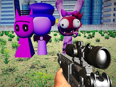 Laro Larong Sprunki Sniper Squid  online