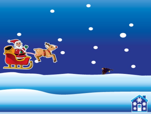 Laro Kasalukuyang pagtakbo ni Santa  online