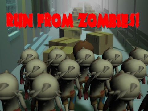 Laro Tumakbo mula sa mga zombie!  online